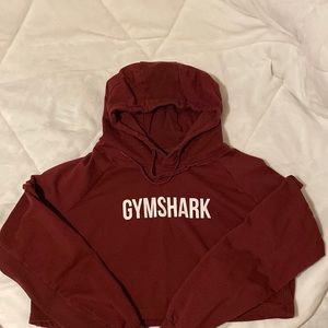 Gymshark red crop top